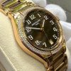 Patek Philippe Twenty-4 Ref 7300/1200R-001 rose gold, on 18ct rose gold Patek Philippe bracelet, bezel set with 160 diamonds, 2020 full set. "RRP $70,250"