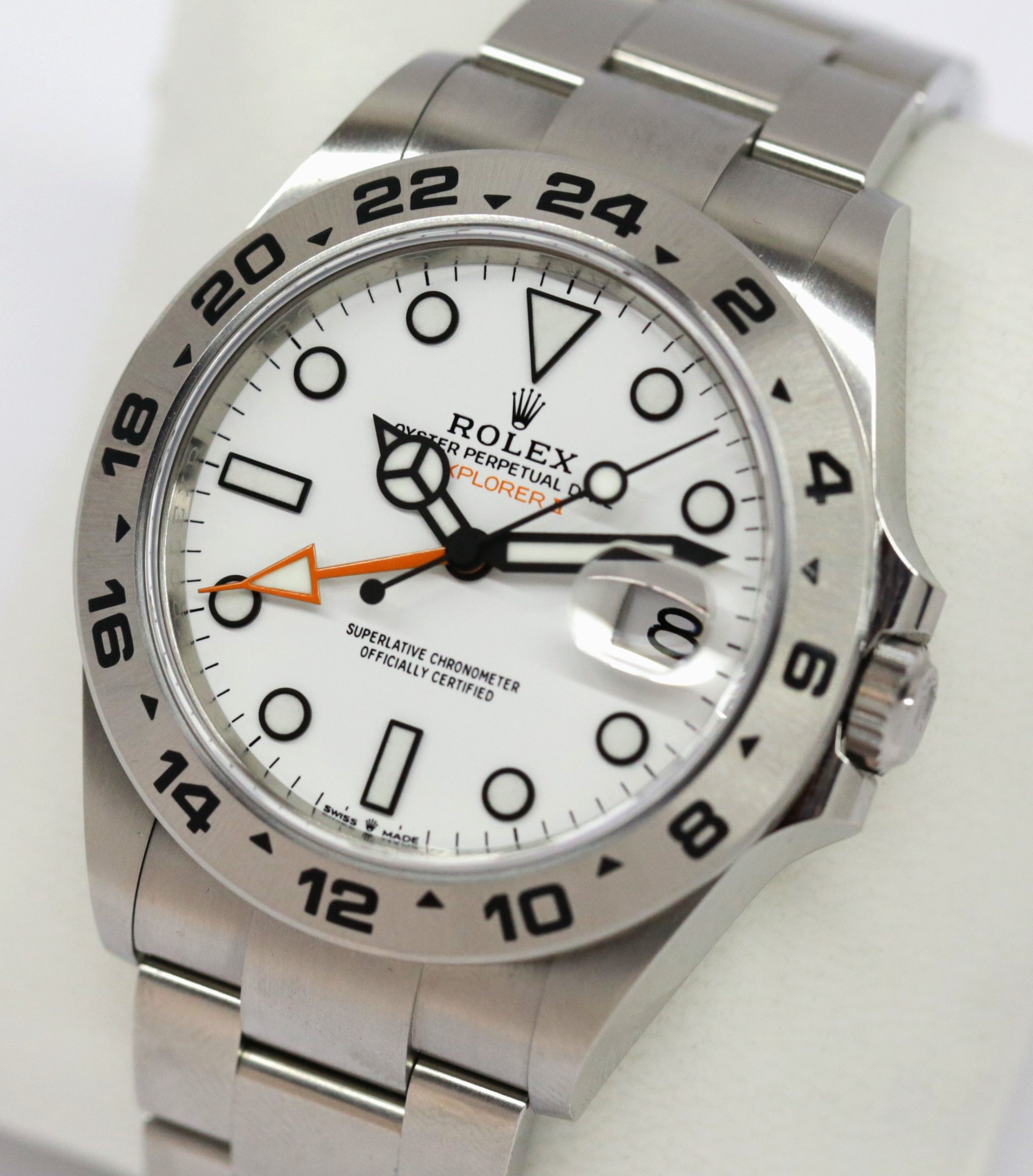 Rolex Oyster Perpetual Explorer II Polar ref 226570, sold new in 2021 full set, 42mm in diameter. - Image 2