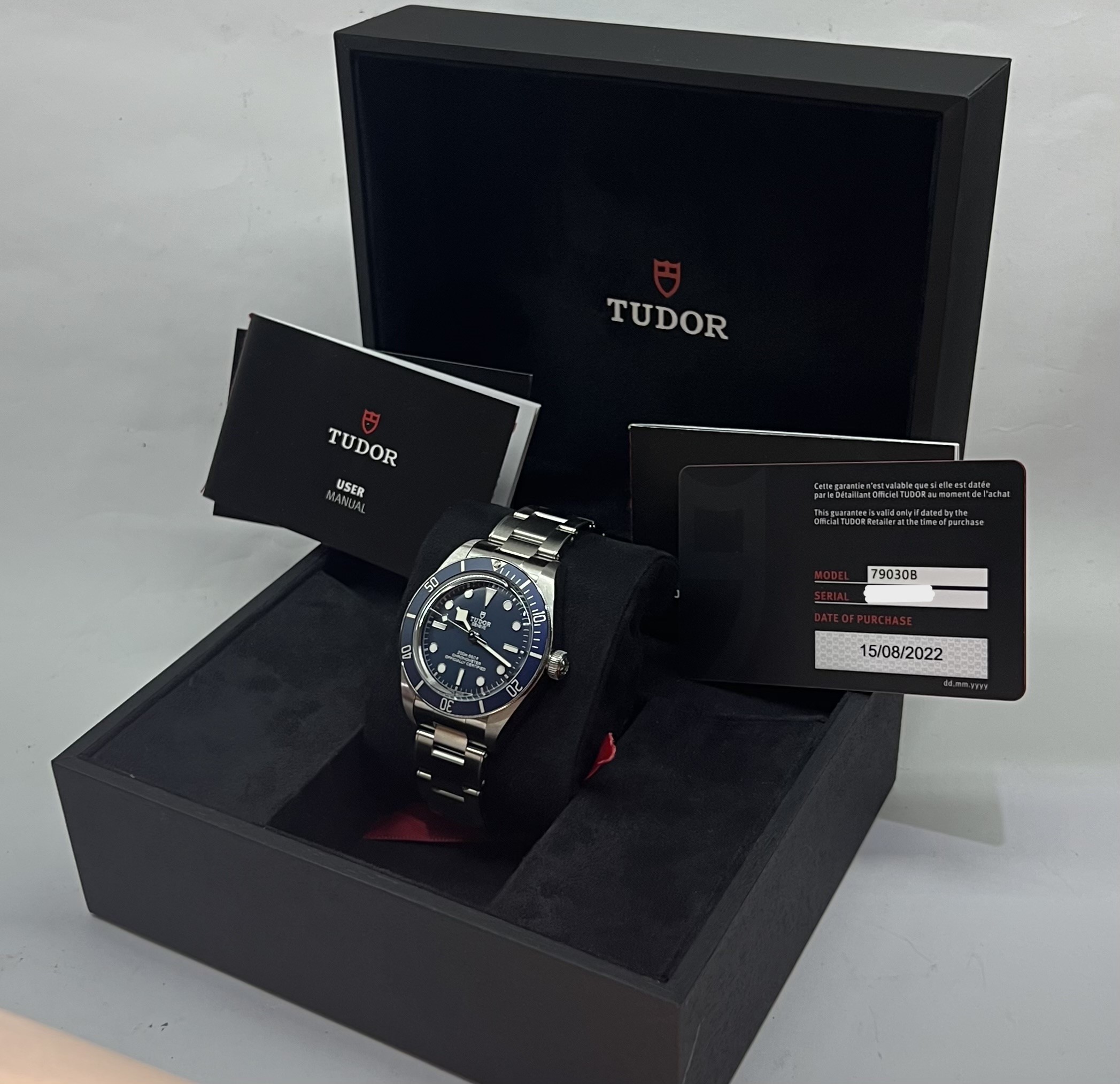 Tudor Black Bay Fifty-Eight, Stainless Steel, Blue Index Dial, Blue ...