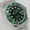 Rolex Submariner Date "HULK" in stainless steel, Rolex Oystersteel bracelet, Ref 116610LV, Service by Rolex last year, over 12 months remaining on service. Box and Books, Rolex Service Card
