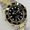 Rolex Sea Dweller 43, "Anniversary" in Stainless Steel/18ct yellow gold, Black Index Dial on a Rolex 18ct Yellow Gold / Oyster bracelet, Ref: 126603, Ca. 2022, Box, Paper & Balance of Rolex Factory Warranty
