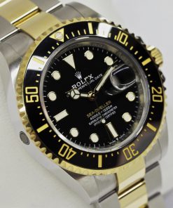 Rolex Sea Dweller 43, "Anniversary" in Stainless Steel/18ct yellow gold, Black Index Dial on a Rolex 18ct Yellow Gold / Oyster bracelet, Ref: 126603, Ca. 2022, Box, Paper & Balance of Rolex Factory Warranty