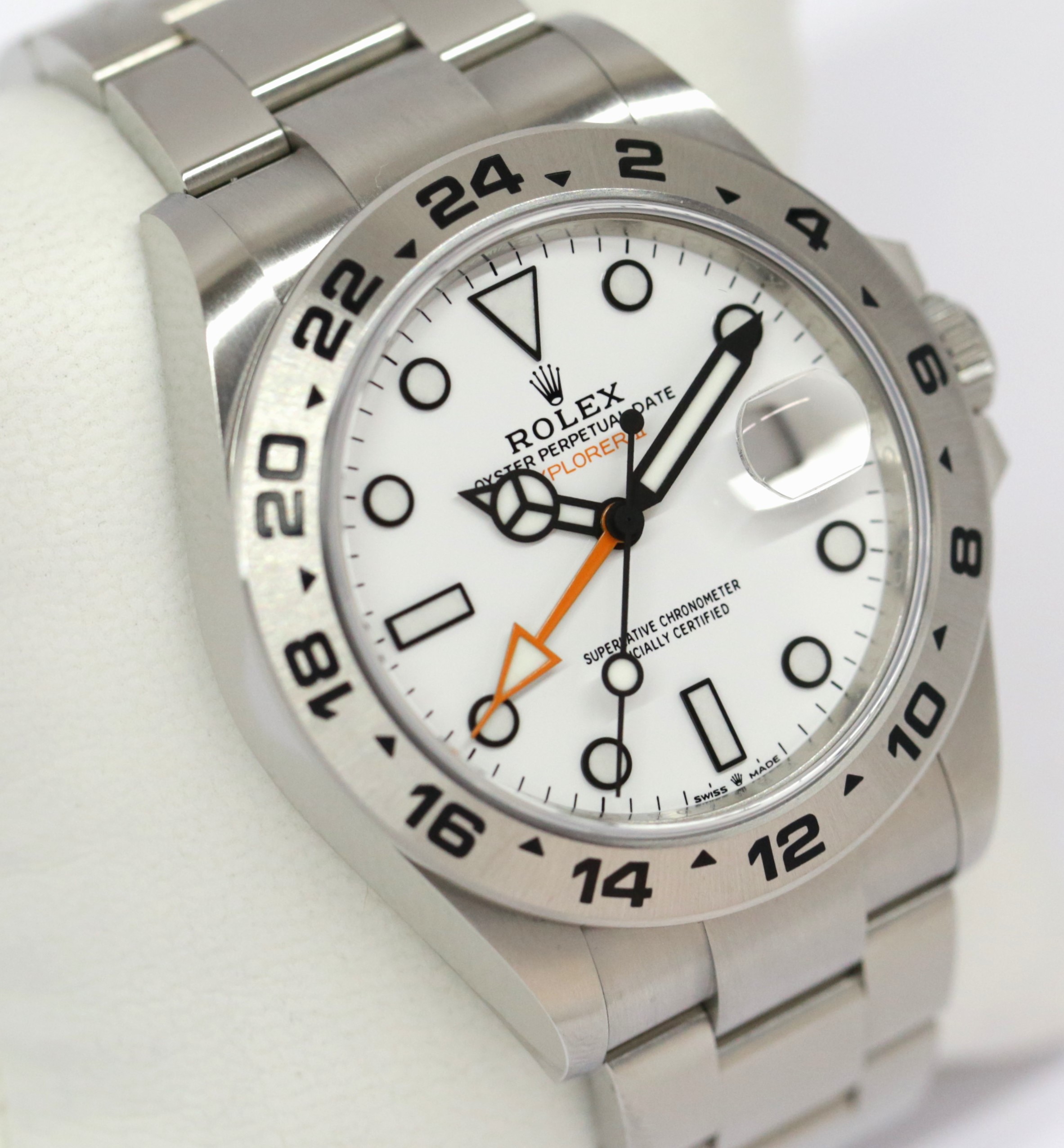 Rolex Oyster Perpetual Explorer II Polar ref 226570, sold new in 2021 full set, 42mm in diameter. - Image 3