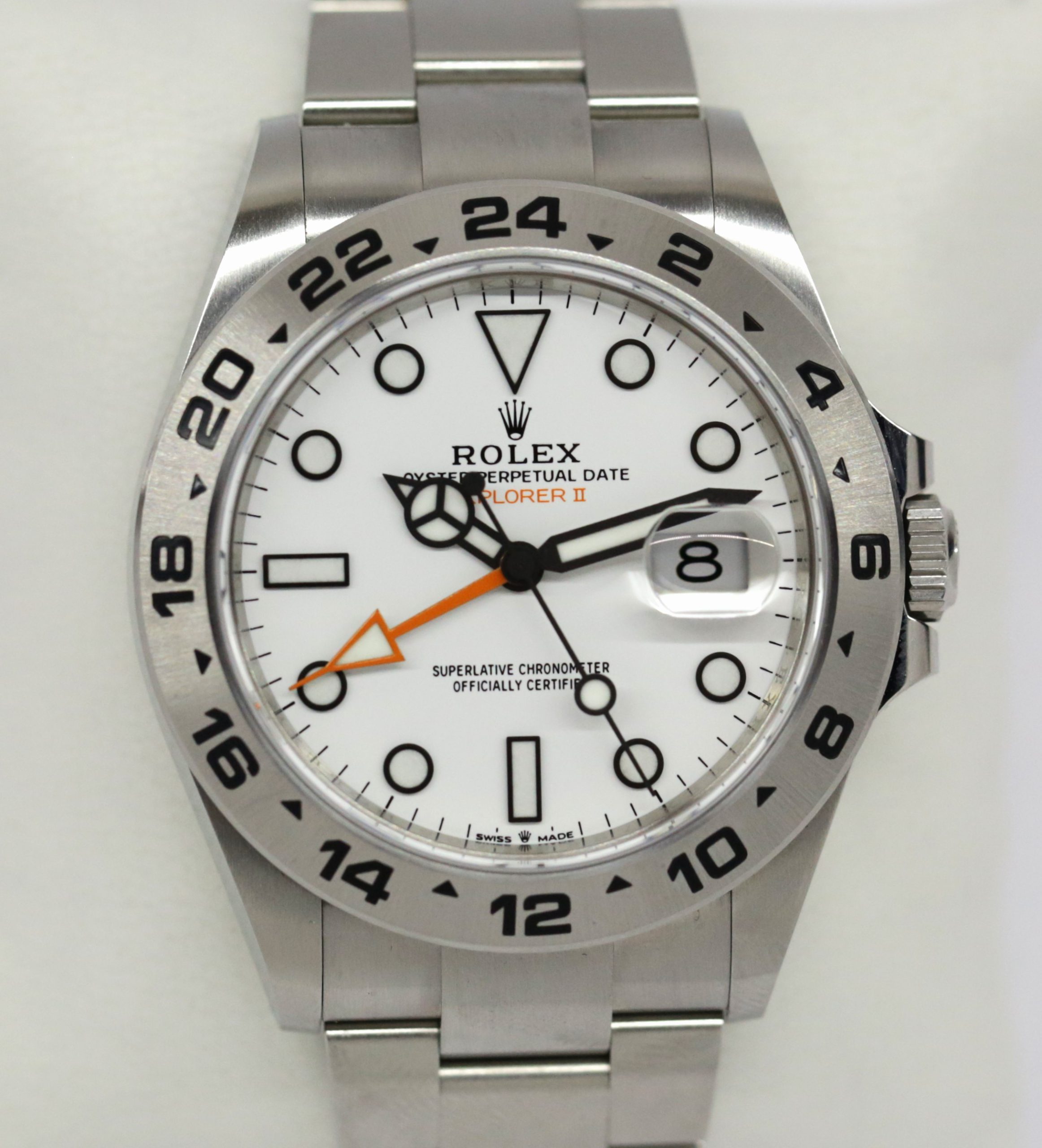 Rolex Oyster Perpetual Explorer II Polar ref 226570, sold new in 2021 full set, 42mm in diameter. - Image 4