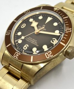 Alternative view of Tudor Black Bay Fifty-Eight Bronze with Brown 3,6,9 Dial on Tudor Bronze Oyster Bracelet. Ref. 79012M, Circa: 2021, Complete with Box and Papers