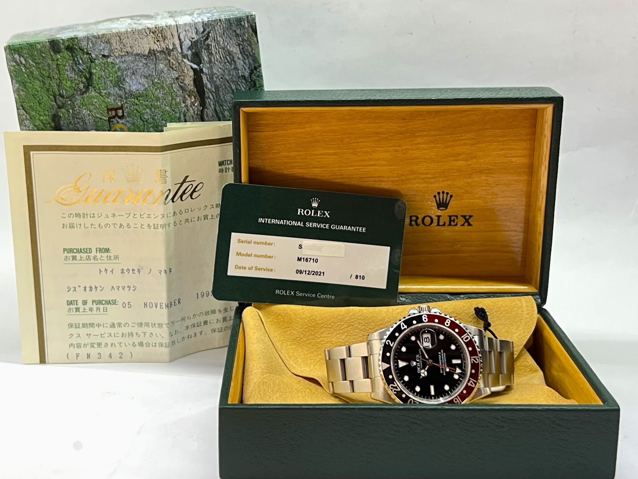 Rolex Oyster Perpetual GMT Master 2 Ref. 16710 with Coke Bezel Complete with Box and Japanese Papers Just Returned from Rolex Service Centre. - Image 7
