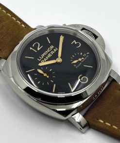 Panerai Luminor Power Reserve 47mm, Limited to 2000 Pieces, Stainless Steel, Tobacco Dial on Tan Panerai Suede Strap, Ref. PAM00423, Circa: 2014, Box & Papers