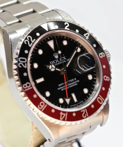 Rolex Oyster Perpetual GMT Master 2 Ref. 16710 with Coke Bezel Complete with Box and Japanese Papers Just Returned from Rolex Service Centre.