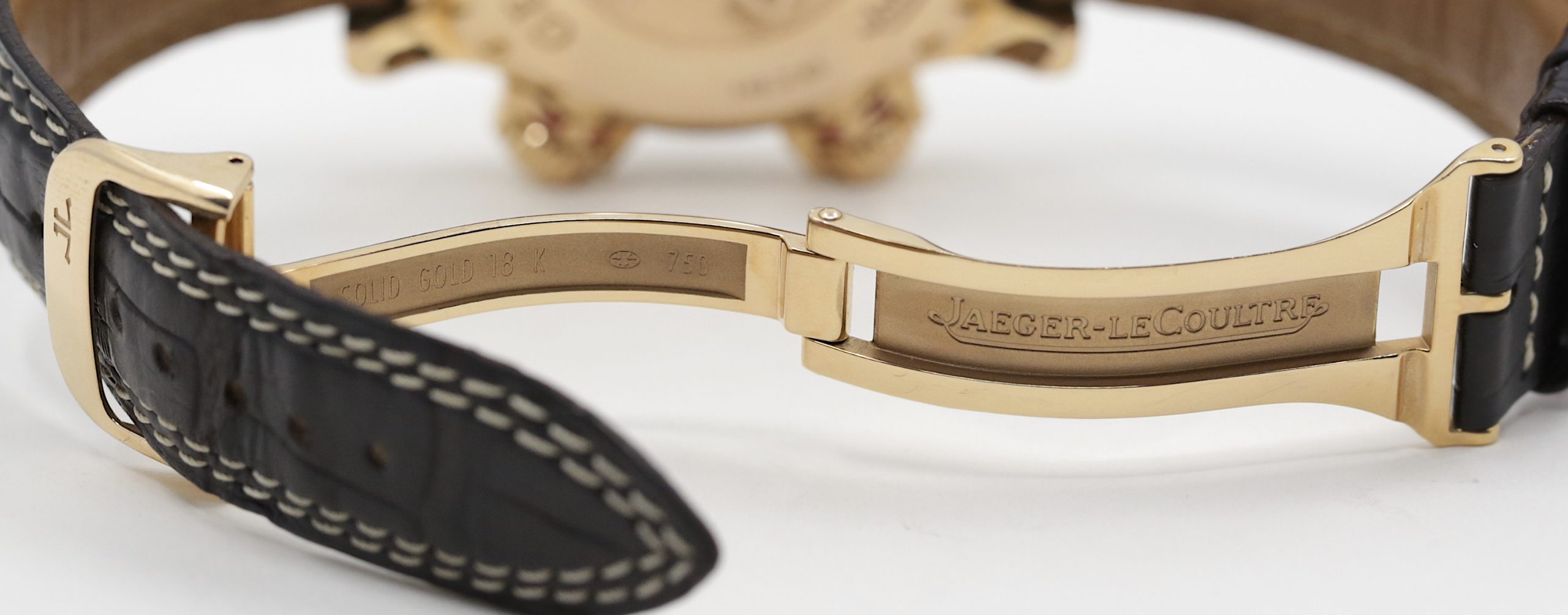 Jaeger-LeCoultre Master Compressor Geographic, in 18ct Rose Gold, Black index dial, on Brown JLC Alligator Strap with 18ct Rose Gold JLC Deployant, Ref. 146.2.83, Circa. 2005, Complete with Box & Papers - Image 4