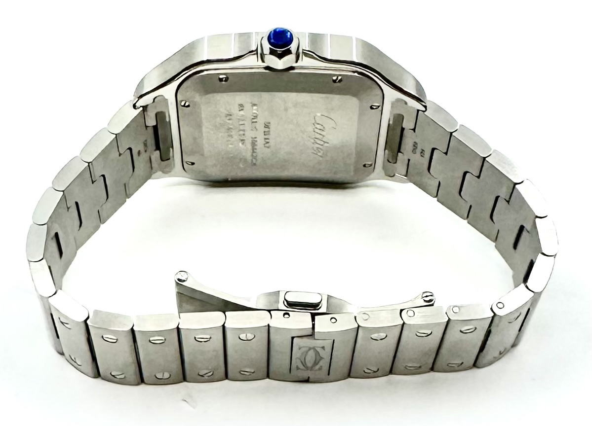 Cartier Santos Large Size gents Ref WSSA0030 Dark Blue dial automatic stainless steel, sold new 15/05/2022 full set B&P. - Image 3