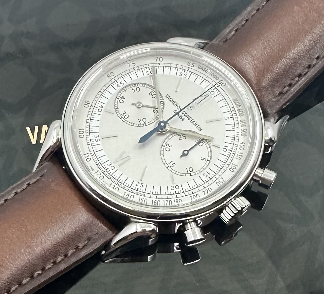 Vacheron Constantine Cornes De Vache 1955 Ref 5000H/000A-B582 chronograph, full set. - Image 2