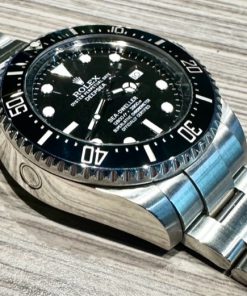 Rolex Sea-Dweller Deepsea, Stainless Steel, Black Ceramic Bezel and Black Index Dial, on Rolex Stainless Steel Oyster Bracelet, Ref. 116660, Circa: 2014, with Box & Papers