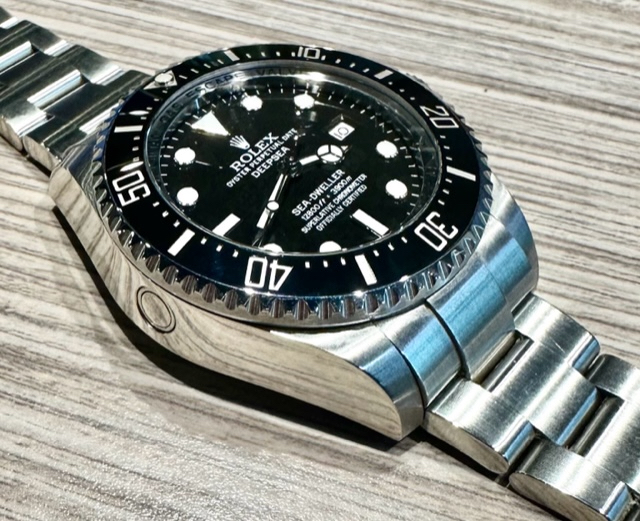 Rolex Sea-Dweller Deepsea, Stainless Steel, Black Ceramic Bezel and Black Index Dial, on Rolex Stainless Steel Oyster Bracelet, Ref. 116660, Circa: 2014, with Box & Papers