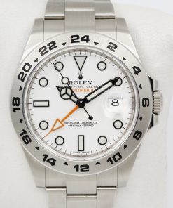 Alternative view of Rolex Oyster Perpetual Explorer 2 in Stainless Steel with White "Polar" Index Dial, on Rolex Stainless Steel Oyster Bracelet, Ref. 216570, Circa: 2015, Complete with Box & Papers