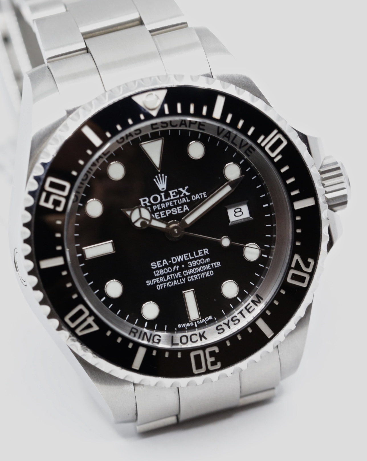 Rolex Sea-Dweller DeepSea in stainless steel, black index dial on a Rolex OysterSteel bracelet Ref:116660 , Box, book and Rolex Warraty Card Ca. 2014 - Image 3