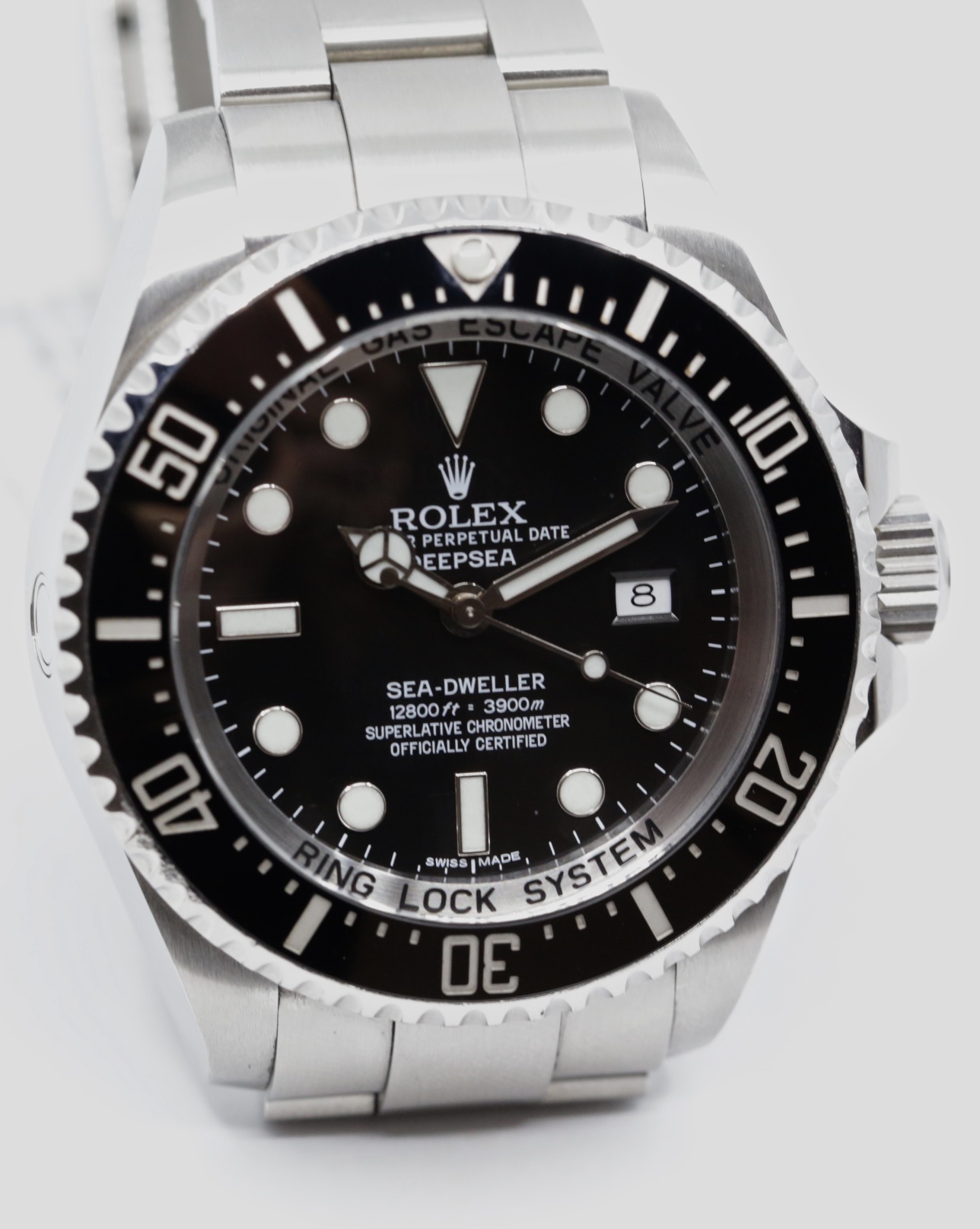 Rolex Sea-Dweller DeepSea in stainless steel, black index dial on a Rolex OysterSteel bracelet Ref:116660 , Box, book and Rolex Warraty Card Ca. 2014 - Image 4