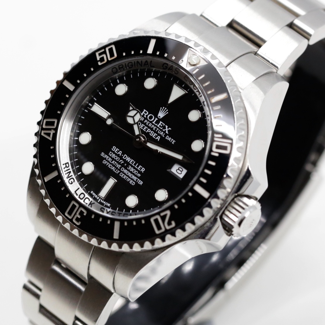 Rolex Sea-Dweller DeepSea in stainless steel, black index dial on a Rolex OysterSteel bracelet Ref:116660 , Box, book and Rolex Warraty Card Ca. 2014 - Image 2