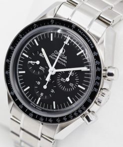 Alternative view of Omega Speedmaster Professional Moonwatch Chronograph, in Stainless Steel, Black Index Dial, on Stainless Steel Omega Bracelet, Ref. 311.30.42.30.01.005, Circa: 2018, Complete with Box & Papers