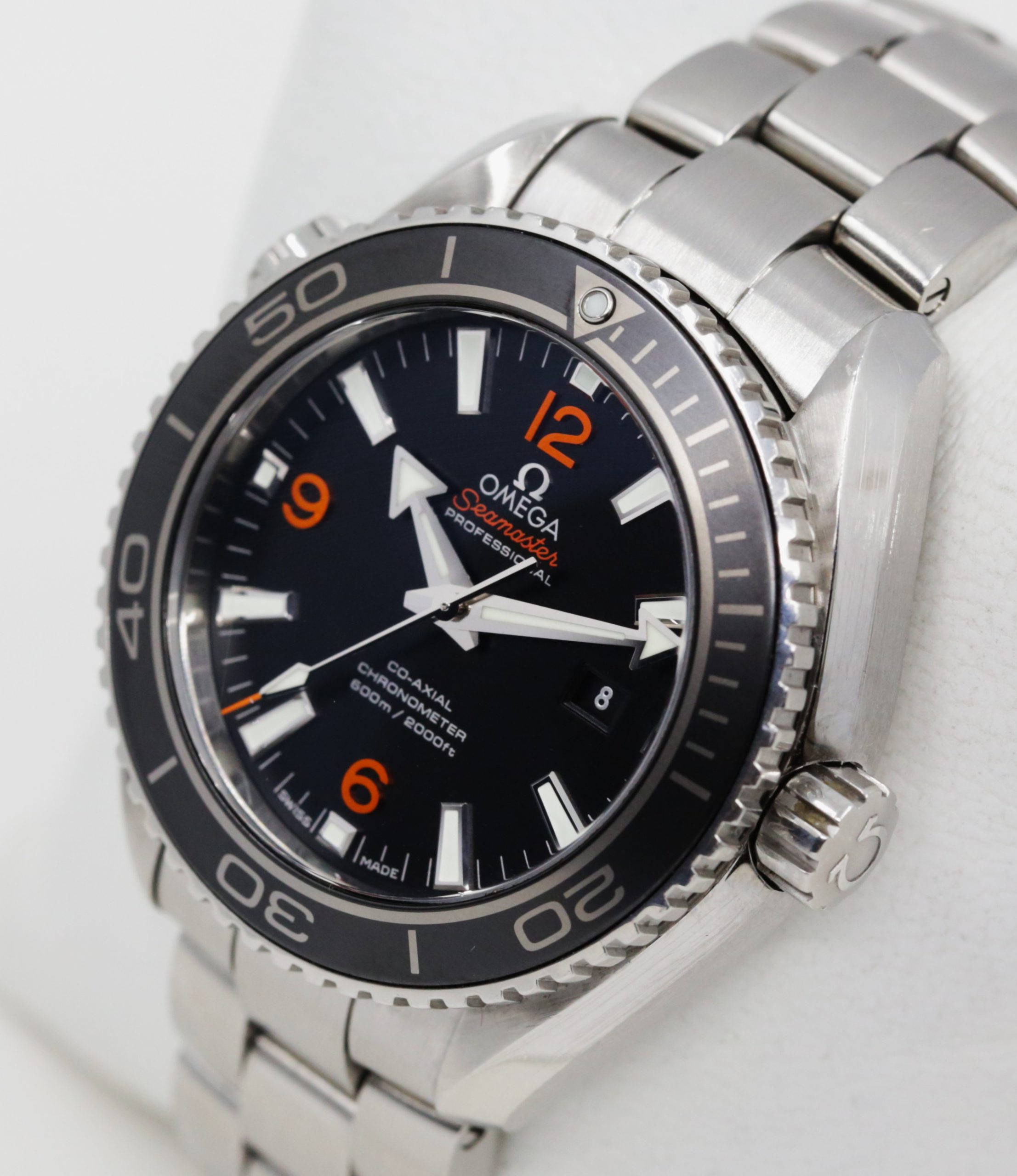 Omega Seamaster Planet Ocean 600M Co-Axial Chronometer 37.5mm, in Stainless Steel with Black 12, 6, 9 Dial, on Omega Stainless Steel Bracelet, Ref. 232.30.38.20.01.002, Circa: 2016, Complete with Box, Book & Warranty Cards - Image 2