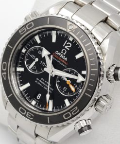 Alternative view of Omega Seamaster Planet Ocean 600M Co-Axial Chronometer Chronograph, 45.5mm Stainless Steel Case, Black Index Dial, on Omega Stainless Steel Bracelet, Ref. 232.30.46.51.01.001, Circa: 2014, Complete with Box, Books & Warranty Cards