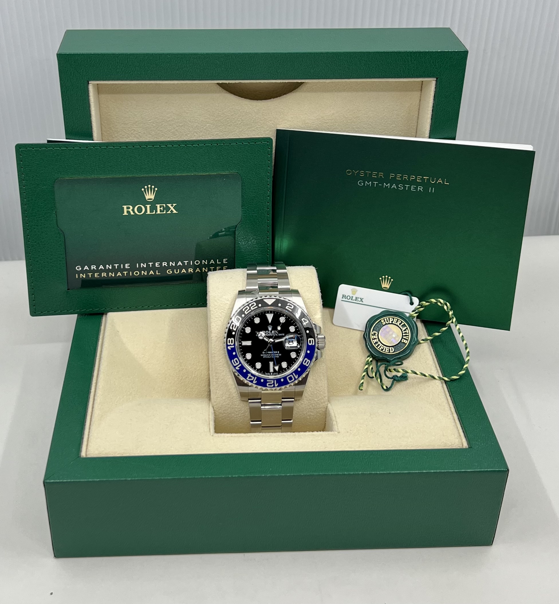 Rolex GMT Master II, in Stainless Steel, "Batman" Black & Blue Cerachrom Bezel, Black Index Dial, on Stainless Steel Rolex Oyster Bracelet, Ref. 126710BLNR, Circa: 2022, Complete with Box & Papers - Image 4