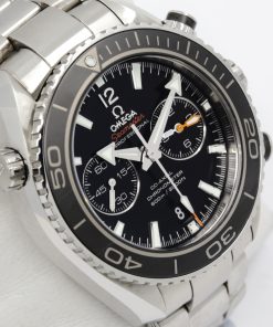 Omega Seamaster Planet Ocean 600M Co-Axial Chronometer Chronograph, 45.5mm Stainless Steel Case, Black Index Dial, on Omega Stainless Steel Bracelet, Ref. 232.30.46.51.01.001, Circa: 2014, Complete with Box, Books & Warranty Cards