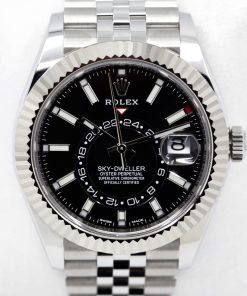 Alternative view of Rolex Sky-Dweller in Stainless Steel, Black Index Dial, on Stainless Steel Rolex Jubilee Bracelet, Ref. 326934, Circa: 2021, Complete with Box, Books, Rolex Warranty Card & Balance of 5 Year Rolex Warranty