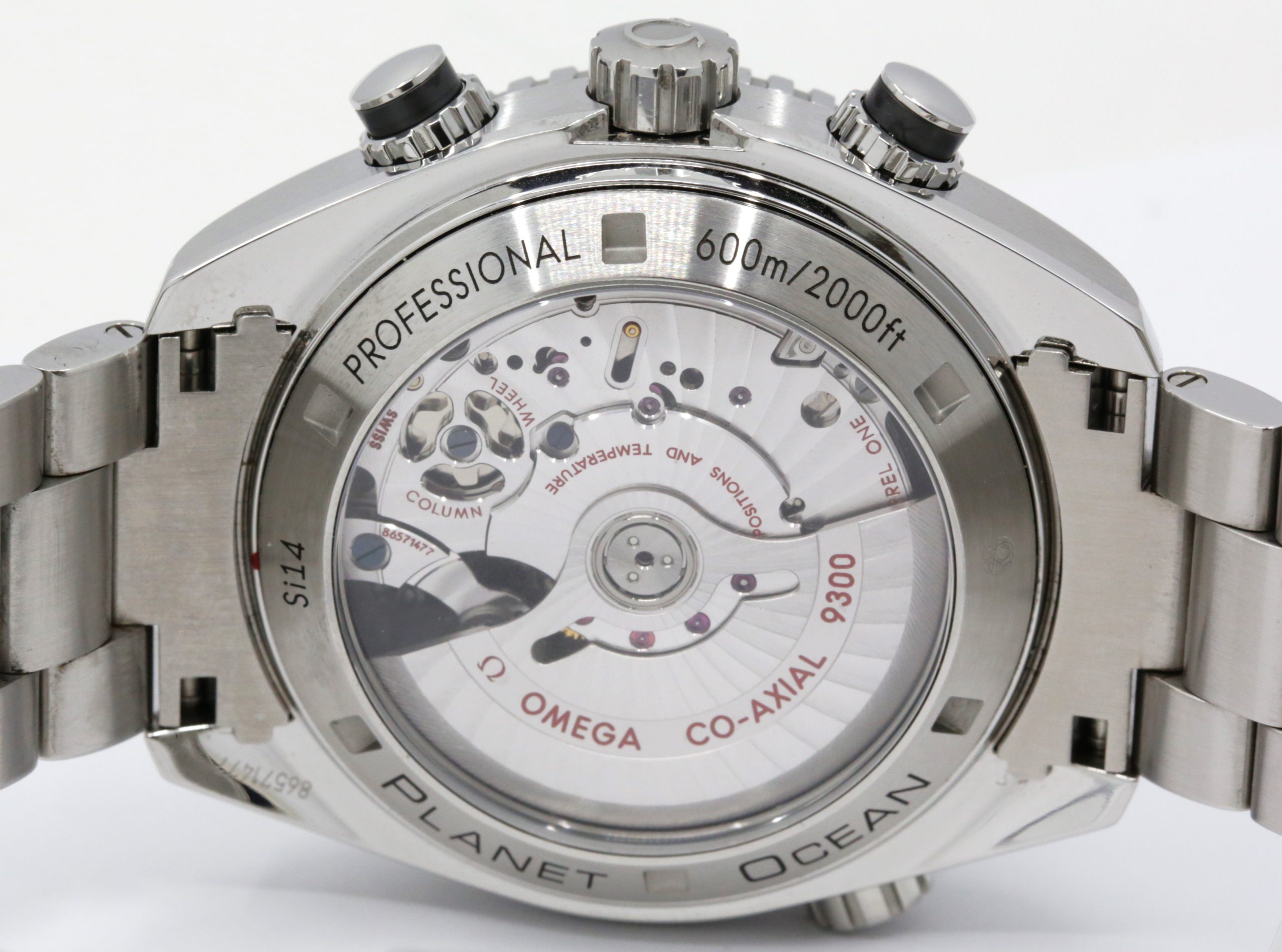 Omega Seamaster Planet Ocean 600M Co-Axial Chronometer Chronograph, 45.5mm Stainless Steel Case, Black Index Dial, on Omega Stainless Steel Bracelet, Ref. 232.30.46.51.01.001, Circa: 2014, Complete with Box, Books & Warranty Cards - Image 5
