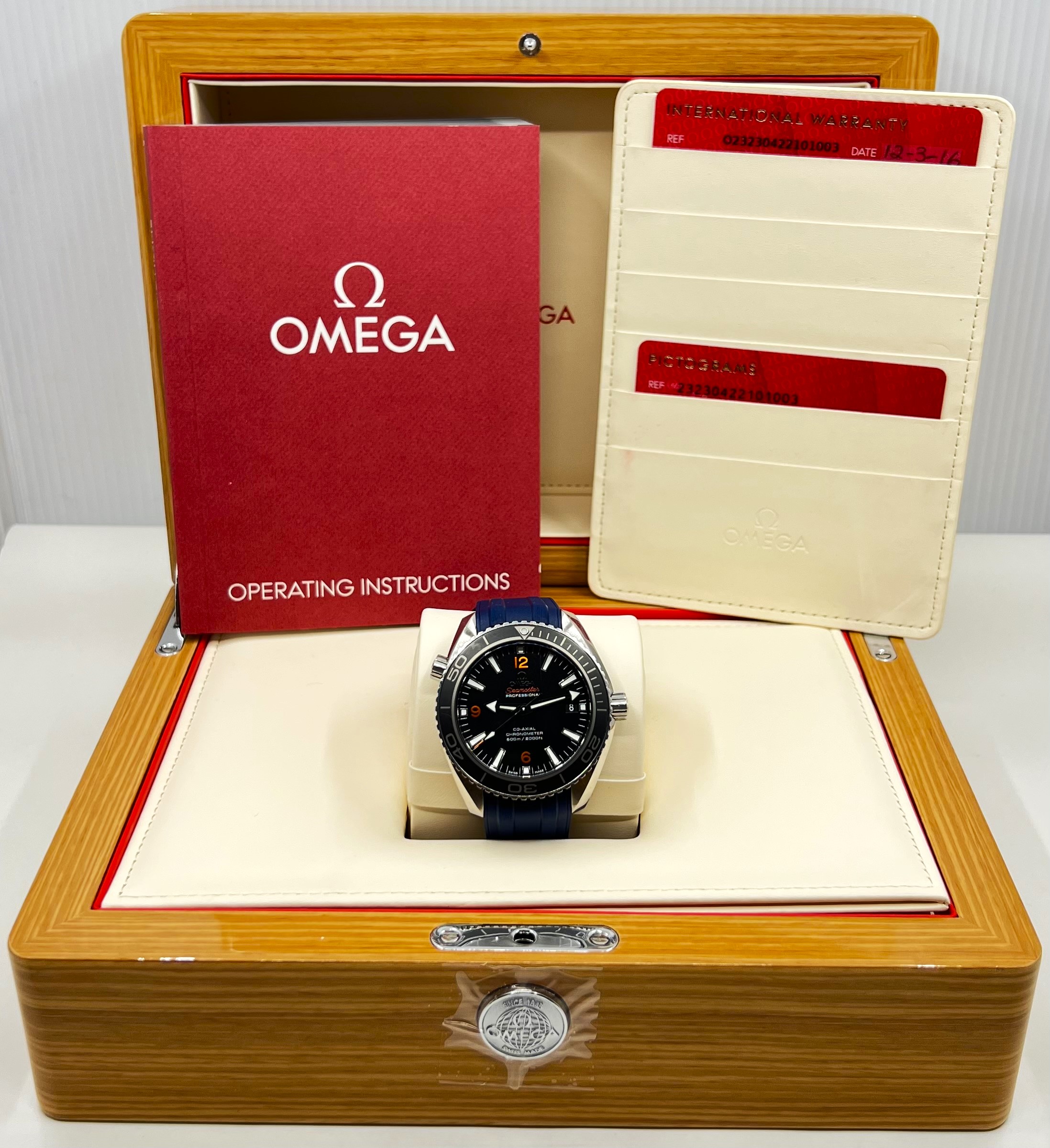 Omega Seamaster Planet Ocean Co-Axial 600M / 2000ft, ref O23230422101003 Ca 2016 B&P - Image 4
