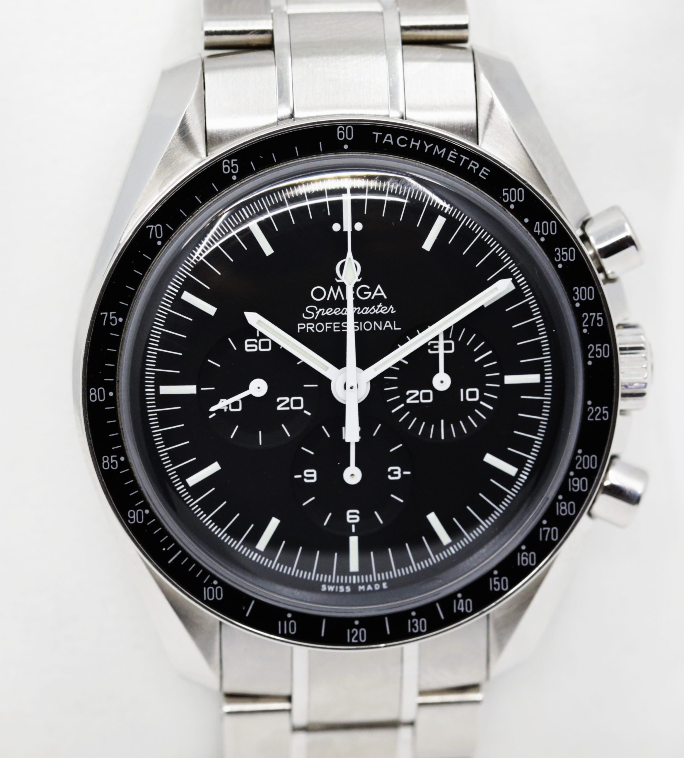 Omega Speedmaster Professional Moonwatch Chronograph, in Stainless Steel, Black Index Dial, on Stainless Steel Omega Bracelet, Ref. 311.30.42.30.01.005, Circa: 2018, Complete with Box & Papers - Image 4