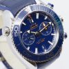 Omega Seamaster Planet Ocean 600M Chronograph, Stainless Steel, Blue Index Dial, Blue Ceramic Bezel on Omega Composite Strap, Ref.215.30.46.51.03.001, Circa: 2019, Complete with Box, Book & Omega Warranty Cards