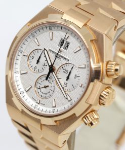 Alternative view of Vacheron Constantin Overseas Big Date chronograph 18ct rose gold on bracelet, Ref 49150/B01R-9454 B&P