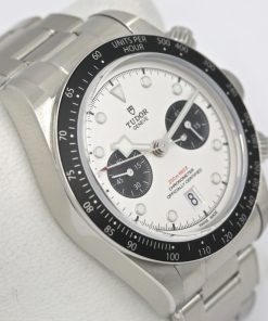 Tudor Black Bay Chrono, in Stainless Steel, Silver Opaline Index Dial, on Stainless Steel Tudor Oyster Bracelet, Ref. 79360N, Circa: 2023, Complete with Box, Books & Tudor Warranty Card