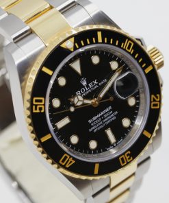 Rolex Submariner Date in Stainless Steel & 18ct Yellow Gold, Black Index Dial, Black Ceramic Bezel, on Stainless Steel & 18ct Yellow Gold Rolex Oyster Bracelet, Ref. 126613LN, Ca. 2022, Complete with Box, Book & Rolex Warranty Card