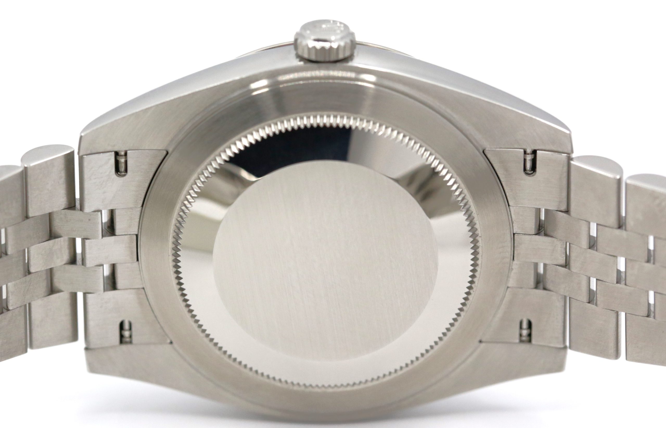 Rolex Datejust 41, Stainless Steel with 18ct White Gold Fluted Bezel, Wimbeldon Dial, on Rolex Jubilee Bracelet, Reference 126334, Circa: 2021, Complete with Box & Papers - Image 5