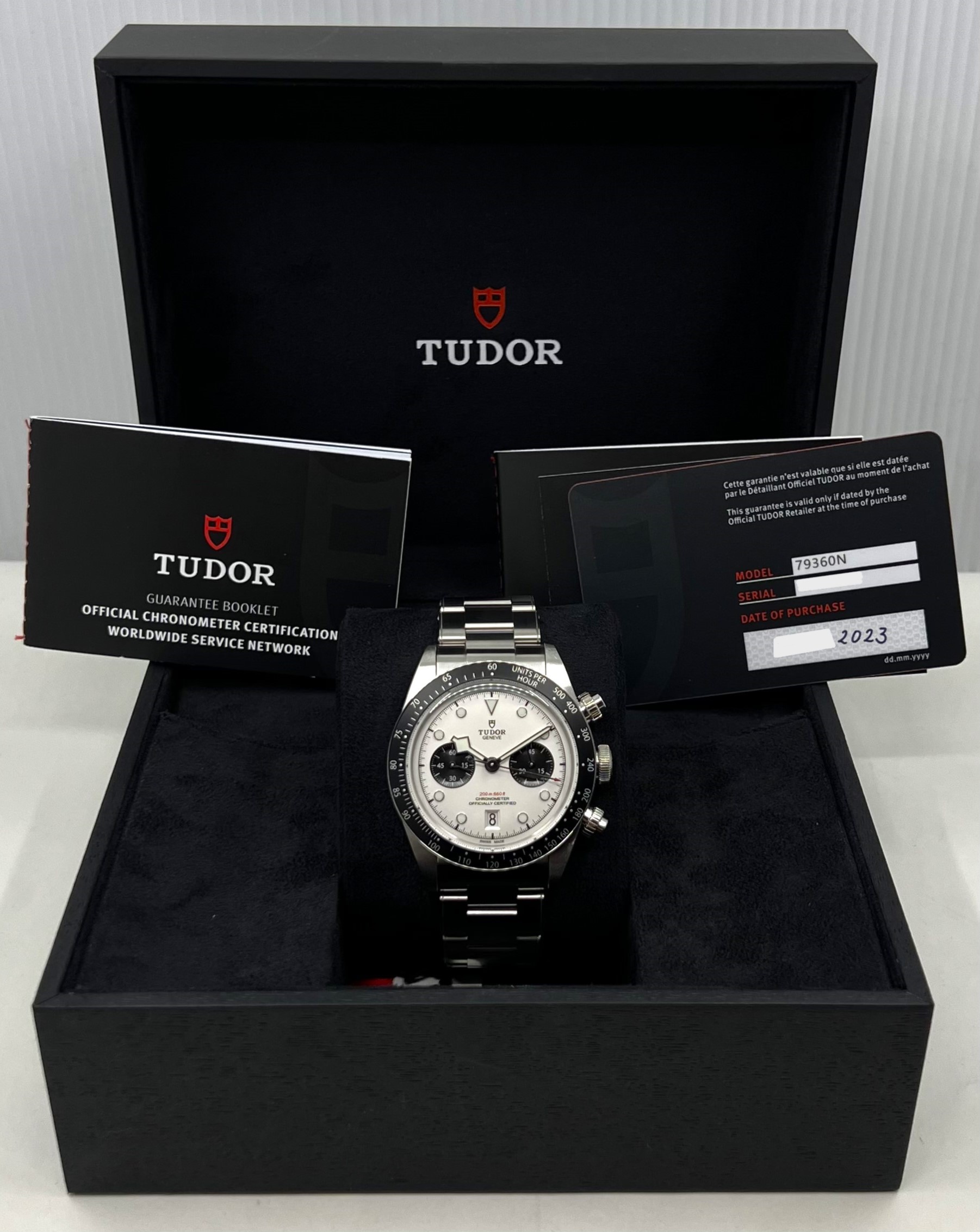 Tudor Black Bay Chrono, in Stainless Steel, Silver Opaline Index Dial ...