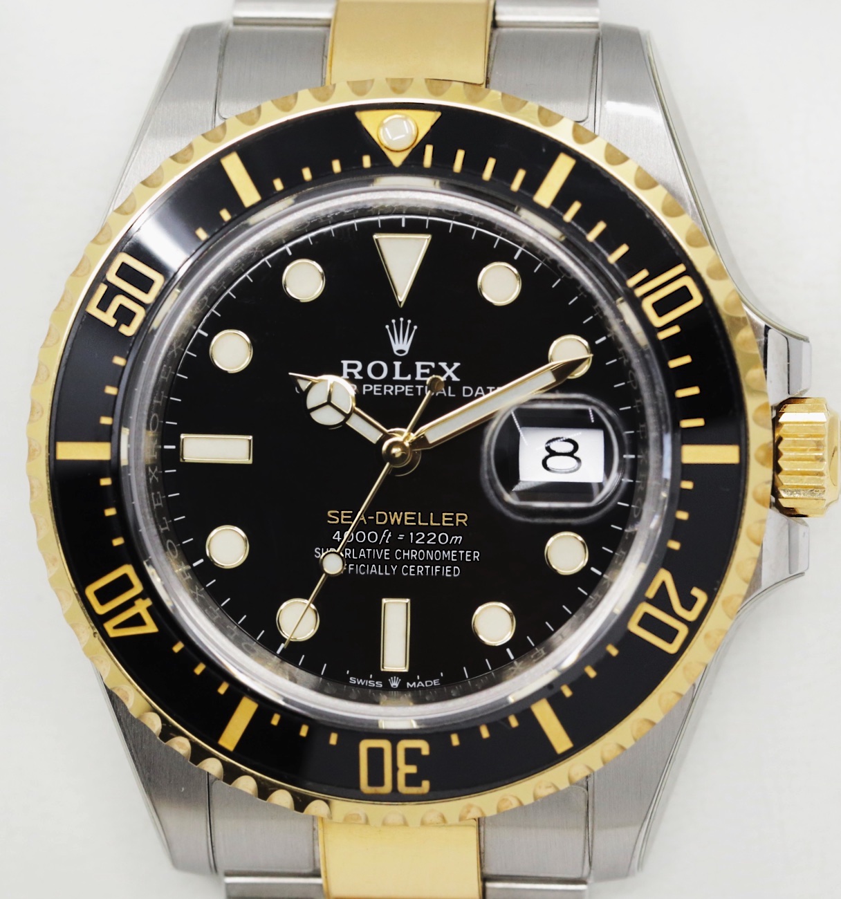 Rolex Sea-Dweller 43 "Anniversary" in 18ct Yellow Gold & Stainless Steel, Black Index Dial with Black Ceramic Bezel, on Stainless Steel & 18ct Yellow Gold Rolex Oyster Bracelet, Ref. 126603, Circa: 2019, Complete with Box & Papers - Image 3