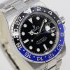 Rolex GMT Master II, Stainless Steel, Black & Blue "Batman" Ceramic Bezel, Black Index Dial, on Stainless Steel Rolex Oyster Bracelet, Ref. 116710BLNR, Circa: 2017, Complete with Box & Papers, REDUCED TO $22,000!!