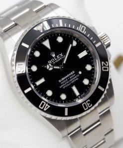 Rolex Submariner Non-Date in Stainless Steel, Black Ceramic Bezel, Black Index Dial on Stainless Steel Rolex Oyster Bracelet, Ref.124060, Circa: 2020, Complete with Box, Book, Rolex Warranty Card & Balance of 5 Year Rolex Warranty