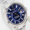 Rolex Sky-Dweller, Stainless Steel, Blue Index Dial, on Stainless Steel Oyster Bracelet, Ref. 326934, Circa: 2020, Complete with Box, Books & Rolex Warranty Card