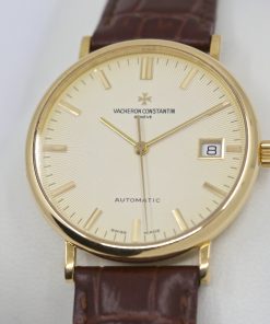 Alternative view of Vacheron Constantin Patrimony, 18ct Yellow Gold, Silver Guilloche Dial, Brown Alligator Strap with 18ct Yellow Gold VC Tang Buckle, Ref.42002/000J, Ca: 2004, Books, VC Warranty paper
