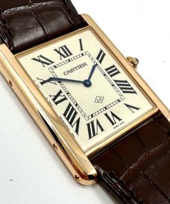 Cartier OVERSIZED Tank Collaborateur Louis Cartier 18k 0.750 rose gold mechanical manual winding.