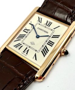 Alternative view of Cartier OVERSIZED Tank Collaborateur Louis Cartier 18k 0.750 rose gold mechanical manual winding.