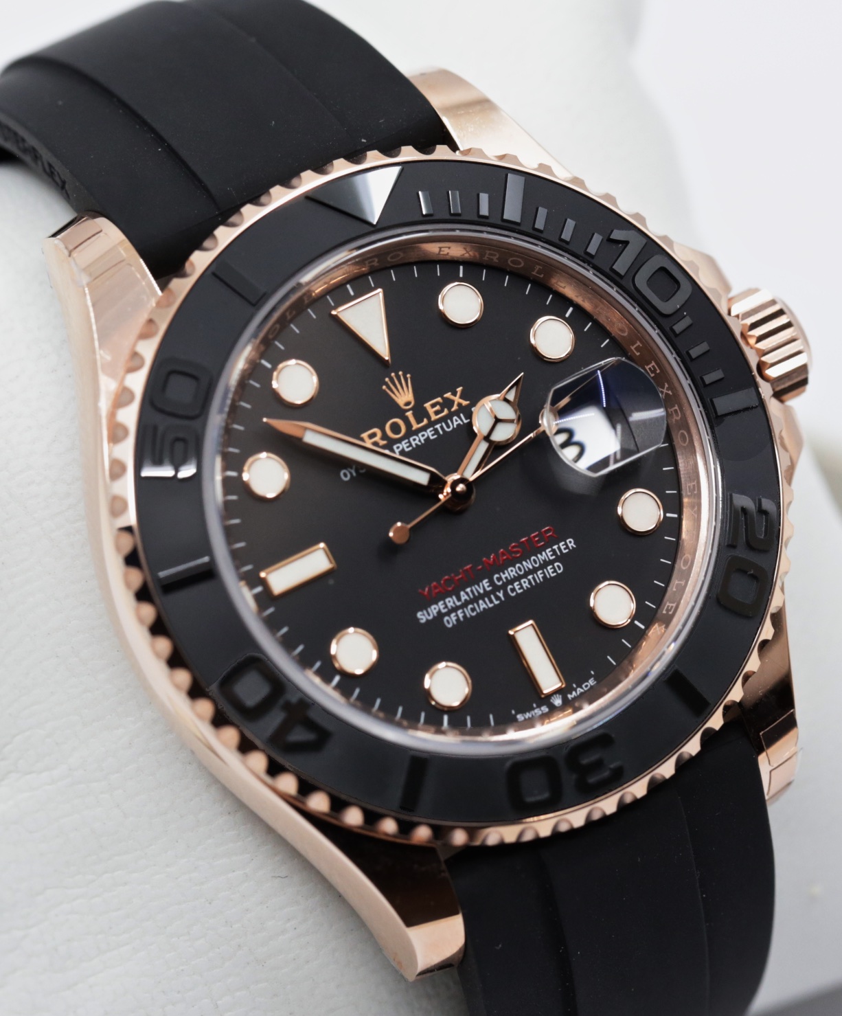 Rolex Oyster Perpetual Yacht-Master 40, in 18ct Everose Gold, Black ...