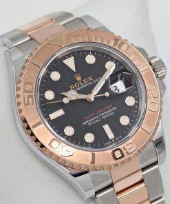 Rolex Yacht-Master 40, Stainless Steel & 18ct Everose Gold, Black Index Dial, on Stainless Steel & 18ct Everose Gold Rolex Oyster Bracelet, Ref. 126621, Circa: 2022, Complete with Box, Books, Rolex Warranty Card & Balance of 5 Year Rolex Warranty