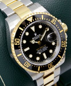 Rolex Sea-Dweller 43, Stainless Steel & 18ct Yellow Gold, Black Ceramic Bezel, Black Index Dial, on Stainless Steel & 18ct Yellow Gold Rolex Oyster Bracelet, Ref. 126603, Circa: 2020, Complete with Box, Books, Swing Tags, Rolex Warranty Card & Balance of 5 Year Rolex Factory Warranty