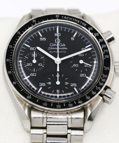 Alternative view of Omega Speedmaster Reduced, 39mm, in Stainless Steel Black Index Dial, on Stainless Steel Omega Bracelet, Ref. 3510.50.00, with Box, Book & Warranty Card