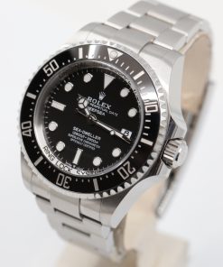 Alternative view of Rolex Sea-Dweller Deepsea in OysterSteel, Black Ceramic Bezel and Black Index Dial, on Rolex Stainless Steel Oyster Bracelet, Ref. 136660, with Box, Book and Rolex Warranty card, Circa: 2022,