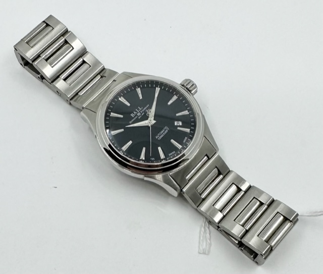 Ball Official Standard Fireman Victory Ref NM2098C.S3J-BK stainless steel on bracelet, only $770.00 !! - Image 2