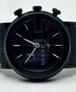 Gucci G Chrono Ref YA101331 stainless steel black PVD Ca 2007